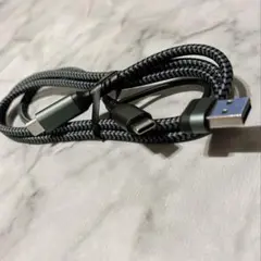 2in1 USB Type C ケーブル 1M, USB-A/USB-C