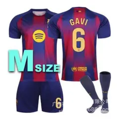 Mサイズ バルセロナ 6 ガビ サッカーユニフォーム ホーム レプリカ