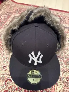 New Era 59FIFTY ブラック フライトキャップ 7 1/4
