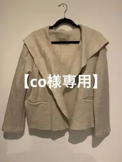 evam eva(エヴァムエヴァ) プレスウールフードショートコート