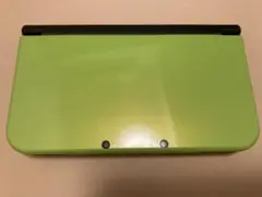 Newニンテンドー3DS LL ライム×ブラック(上画面割れ動作品ジャンク)