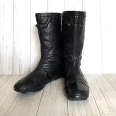 美品 バレンシアガ ブーツ ショートブーツ ブラック 35