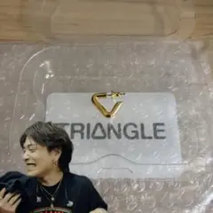 TRIANGLE トライアングル型ゴールドピアス301 (片耳)ケース付【新品】
