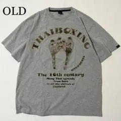 【4XL】OLD THAIBOXING ボクシング フロッキー Tシャツ