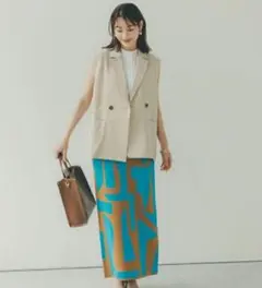 N. Natural Beauty Basic スクエアメタルトートバッグ