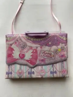 プリパラ　ファイルバッグ　トゥウィンクルリボン　パステルピンク　匿名配送