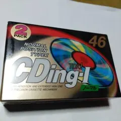 ◆TDK CDing-1 カセットテープ 46分 2パック◆新品未開封◆