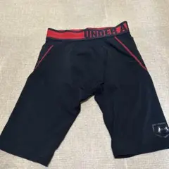 UNDER ARMOUR スライディングパンツ Lサイズ ブラック/レッド