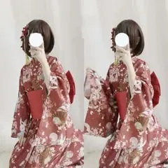 浴衣・帯セット うさぎ柄 浴衣