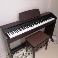CASIO電子ピアノ privia PX-750 2013年製　動画あり Casio Privia PX-750 digital piano slimline space saving in