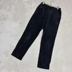 ダークグレー コーデュロイパンツ ウエストゴム　Mサイズ　メンズ　ズボン