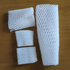 フルーツキャップ　ネット　4枚まとめ売り 白