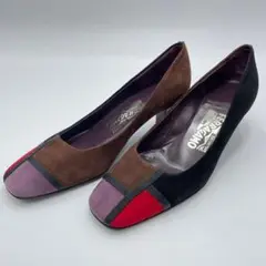 Salvatore Ferragamo パンプス マルチカラー フェラガモ