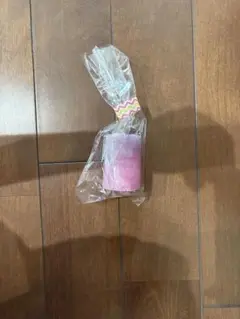 ピンク円筒形キャンドル　新品未使用
