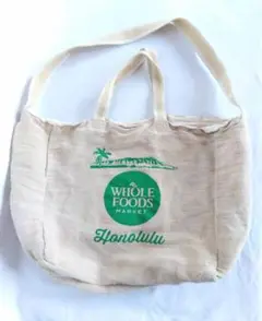 WHOLEFOODS ホールフーズ ハワイ エコバッグ トートバッグ