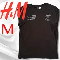 H&M DIVIDED M ブラック Tシャツ M