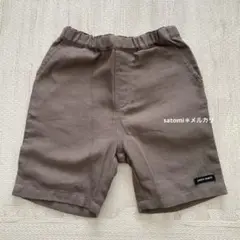 petit main ハーフパンツ　無地　100 ⑥