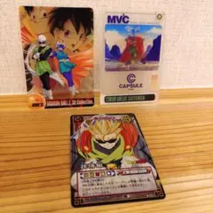 ドラゴンボールカード　グレートサイヤマン3枚セット