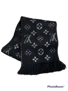 LOUIS VUITTON エシャルプ・ロゴマニア シャイン マフラー 付属品付