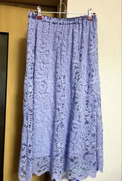 新品タグ付き　L しまむらMUMUコラボ　レーススカート
