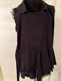コムデギャルソントリコ ノースリーブ 黒