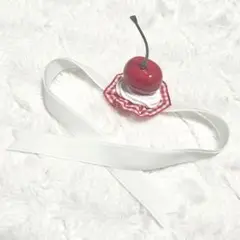 ｟ほわぬい用｠ヘッドドレス　さくらんぼドレス