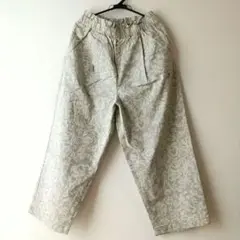 ☆新品・タグ付☆　NORTHERN TRUCK　花柄ワイドパンツ　ベージュ系L