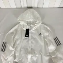 新品、未使用、タグ付き品 adidas フード付きウィンドブレーカー