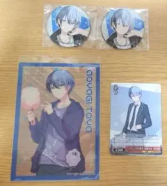青柳冬弥 映画 缶バッジ 特典 クリアシート ヴァイスシュヴァルツ まとめ売り