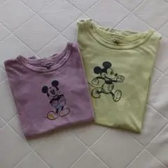 F.O.キッズ ミッキーマウス Tシャツ 2枚セット 100cm 140cm