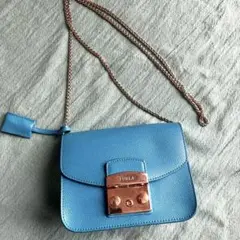 FURLA メトロポリス バッグ ターコイズ ブルー