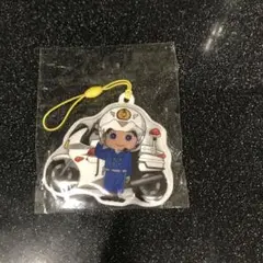 警察官キャラクターストラップ バイク