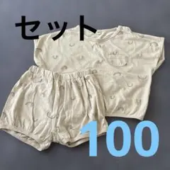 虹模様 Tシャツとショートパンツ セット 100