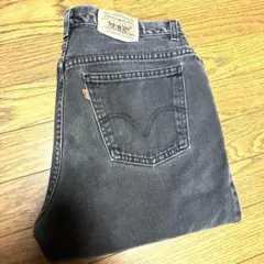 90s カナダ製 Levis ブラック デニム パンツ W32