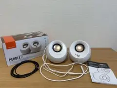 Creative Pebble V3 ホワイト スピーカー