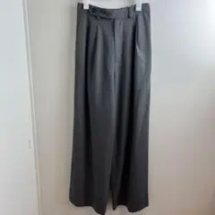 UNITED ARROWS CITEN ワイド トラウザー パンツ グレー M