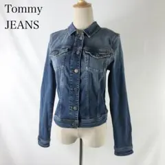 ♪タグ付き美品♪ Tommy JEANS デニムジャケット ロゴ入り