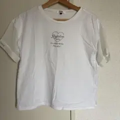 ピンクラテ ホワイト Tシャツ Sサイズ