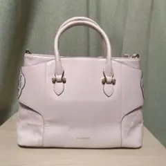 【クレイサス】ハンドバッグ　ショルダーバッグ2way　　オフホワイト