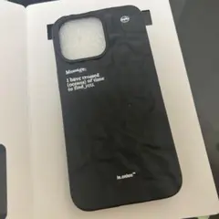 is.onion 黒いiPhoneケース メッセージ付き