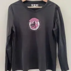 ニューバランス 黒 ロンT ロゴあり 3XL