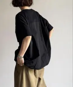 FASHIRU バック切替ドロストプルオーバー