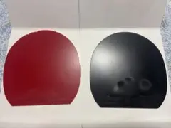 卓球ラバー 赤 黒 セット