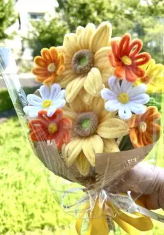 モールフラワー　ひまわり花束