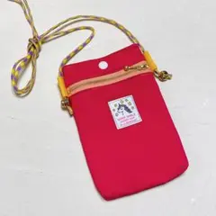 【SALE】800.スマホポシェット　スマホショルダー　ピンク　ナイロン