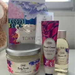 SABON TOKYO スクラブ ハンドクリーム ボディジェル スプーンセット