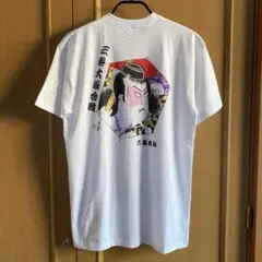 90's オールド 三条大凧合戦 歌舞伎 両面 プリント Tシャツ ホワイト L