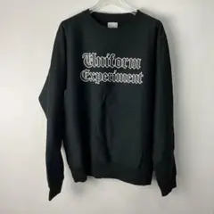 uniform experiment 23AW ロゴスウェット 黒 2