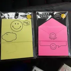 SMILEY FUSEN ネオンカラー付箋 40枚入り