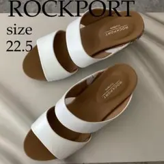 新品未使用　ROCKPORT ホワイト サンダル 22.5